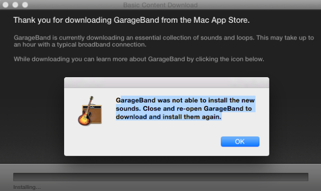 Garageband Loops Not Downloading